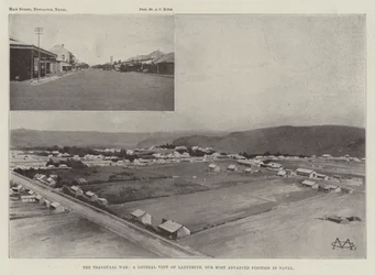 The Transvaal War, a General View of Ladysmith, Our Most Advanced Position in Natal